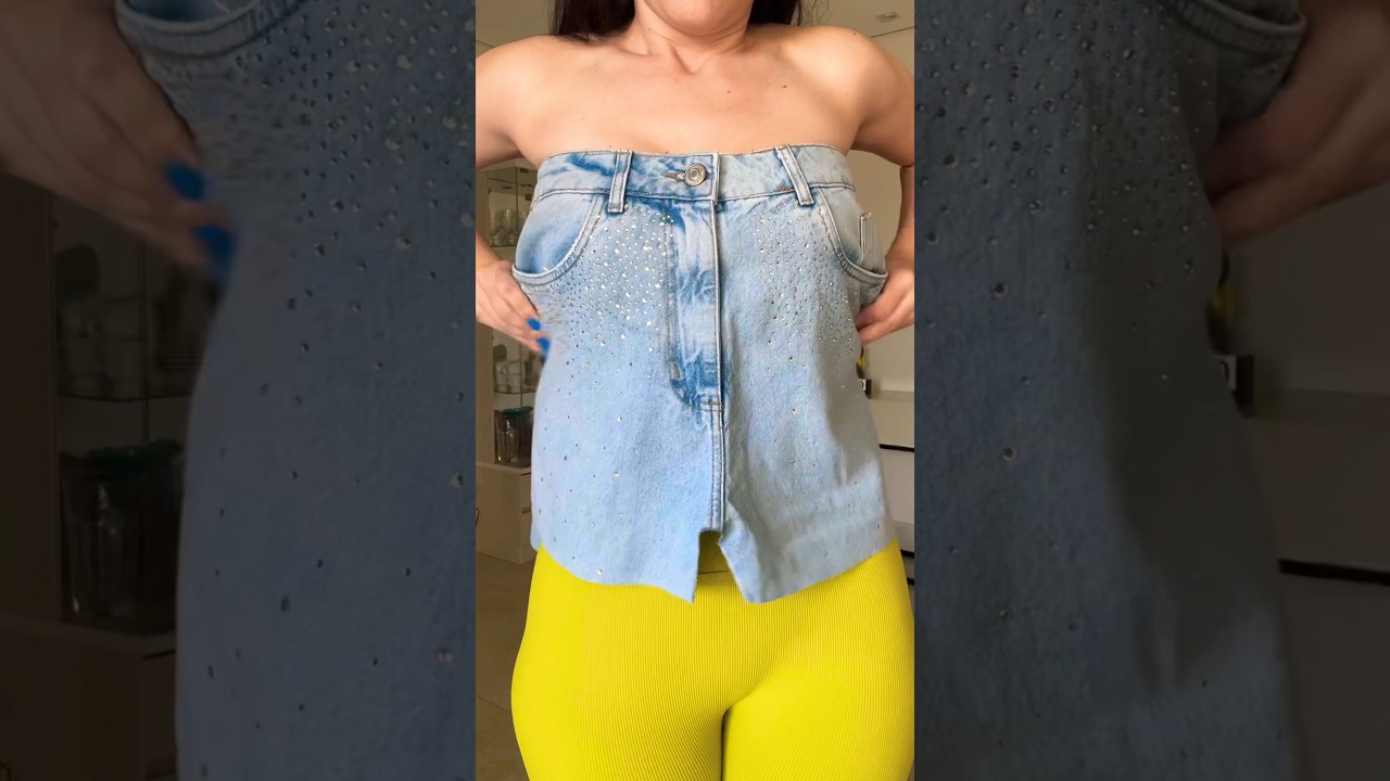 COMO FAZER TOP JEANS?