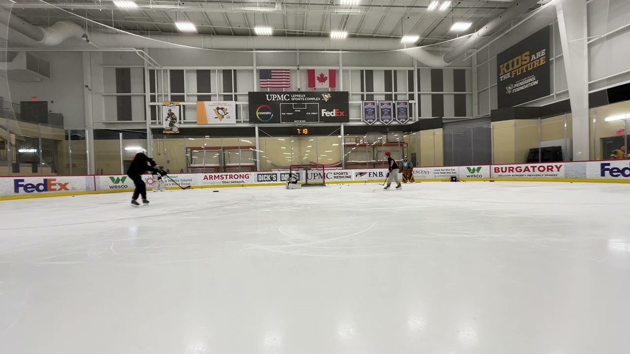 Coach Cale Morris Goalie Session - Luca Thompson, Derek Gaworski, Brelyn Smith - 3/9/2026