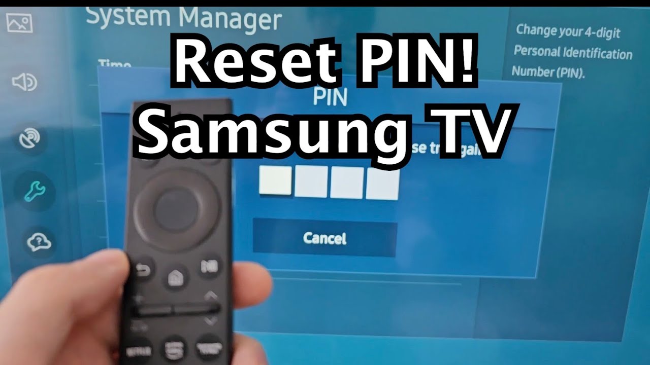 How to Reset Forgotten PIN on Samsung Smart TV!