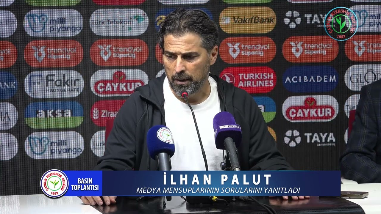 İlhan Palut, &Ccedil;aykur Rizespor - Fatih Karag&uuml;mr&uuml;k ma&ccedil;ı sonrası a&ccedil;ıklamalarda bulundu.