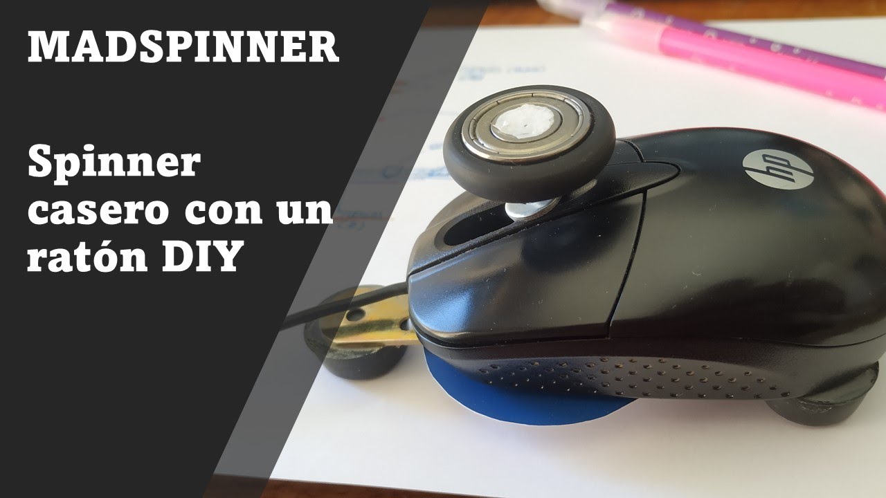 MADSPINNER - Spinner casero con un ratón DIY