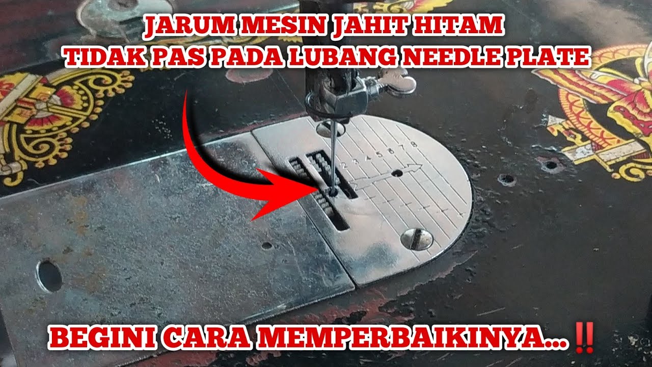 Jarum Tidak Lurus Pada Lubang Needle Plate ‼️ Begini Cara Memperbaikinya