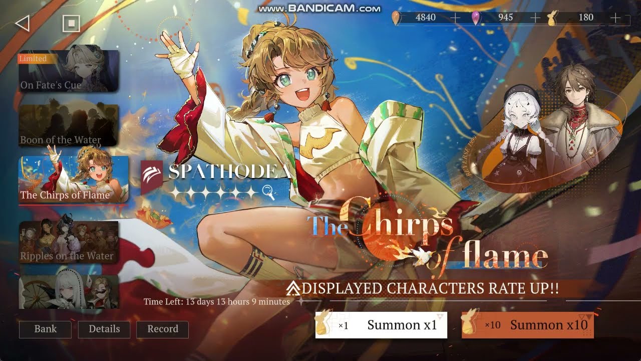 Reverse:1999 | The Chirps of Flame (Spathodea's Re-run Banner)