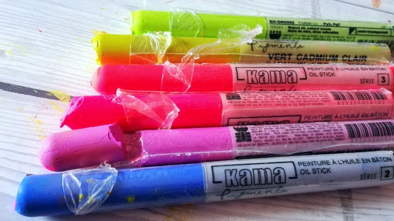 Kama Oil Pigment Sticks- First Impressions & Swatches