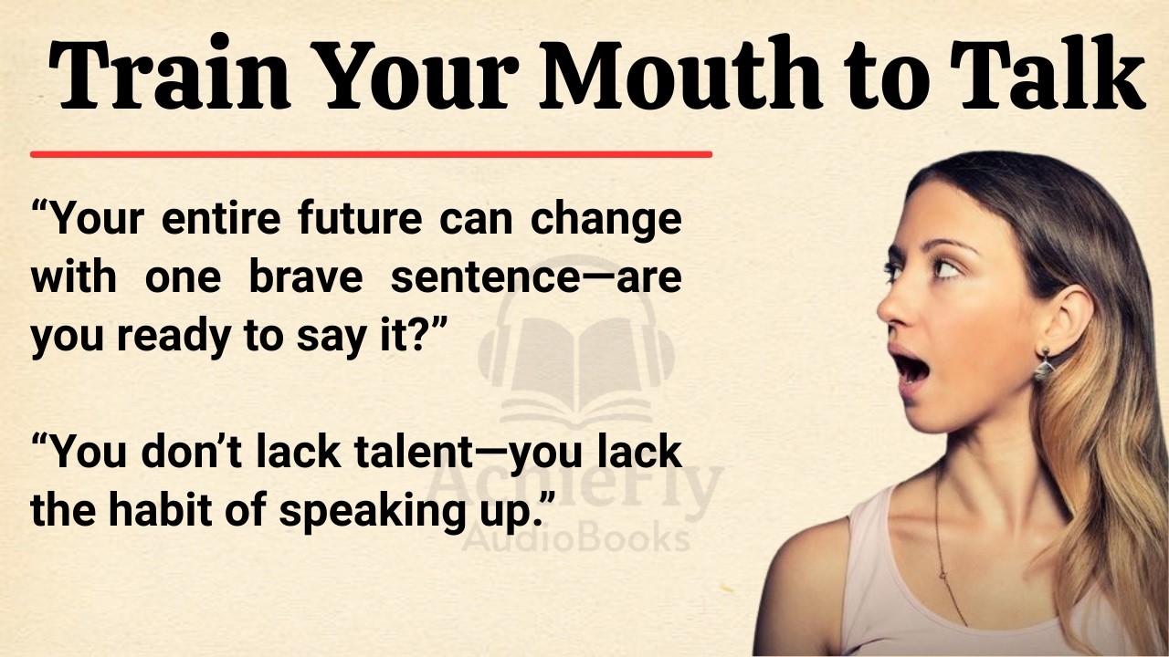 Train Your Mouth to Talk || Graded Reader || Speak Fluently English ✅️