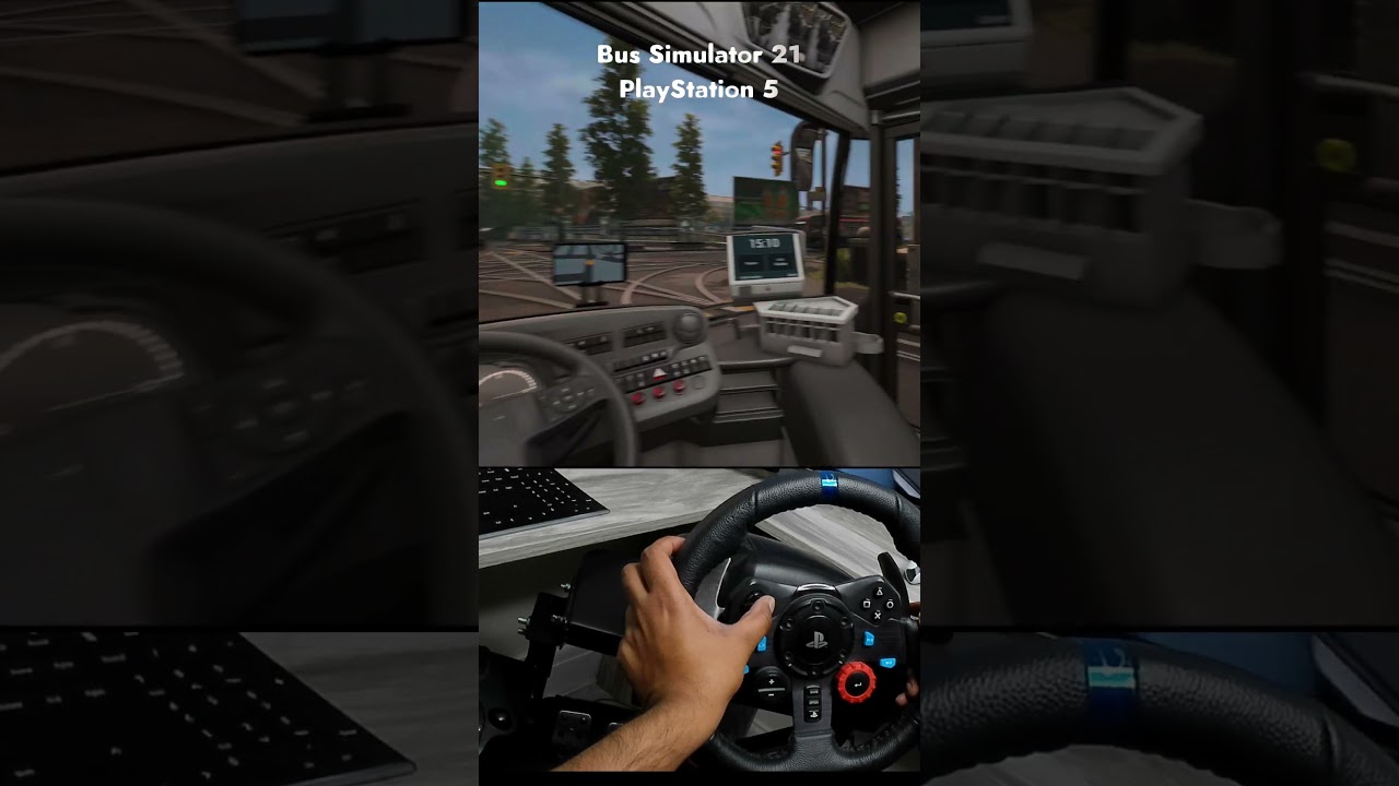 #shorts Bus Simulator 21 PlayStation 5 & Logitech G29 Steering wheel