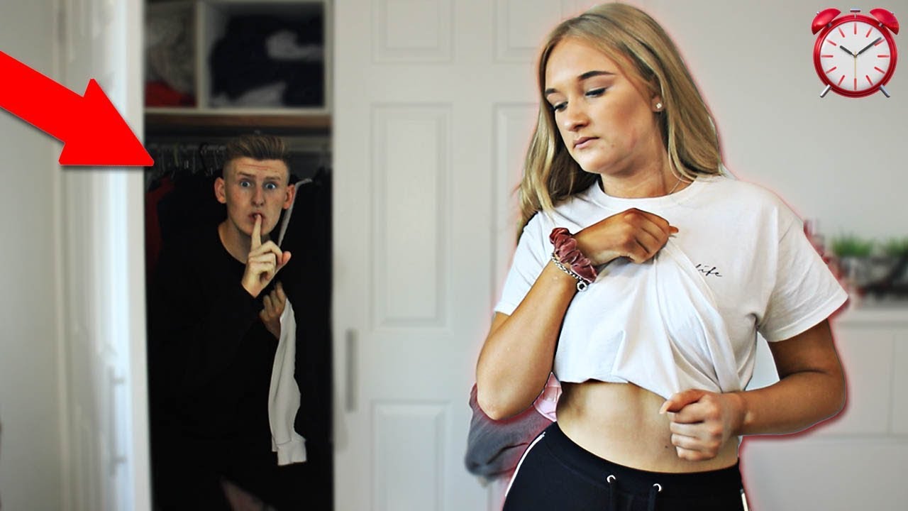 I Spent the Night in my Girlfriends House & She had No Idea... (24 Hour Challenge)