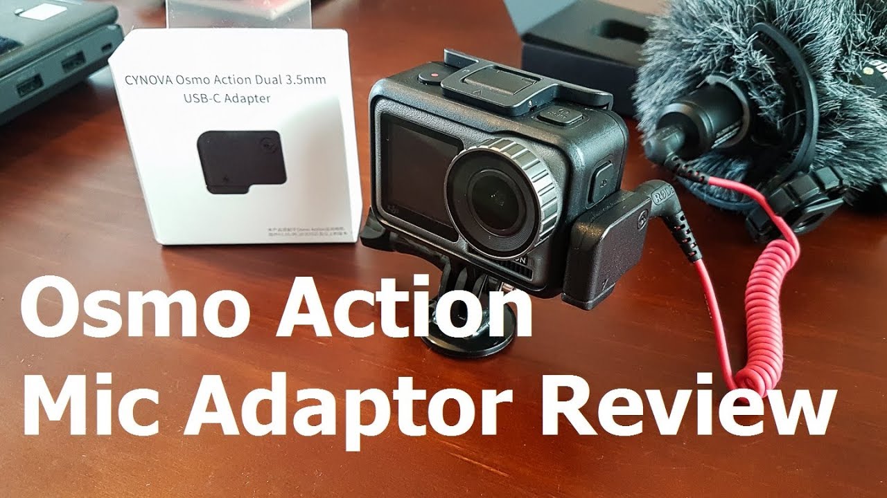 DJI Osmo Asmo Action Microphone Adapter Working