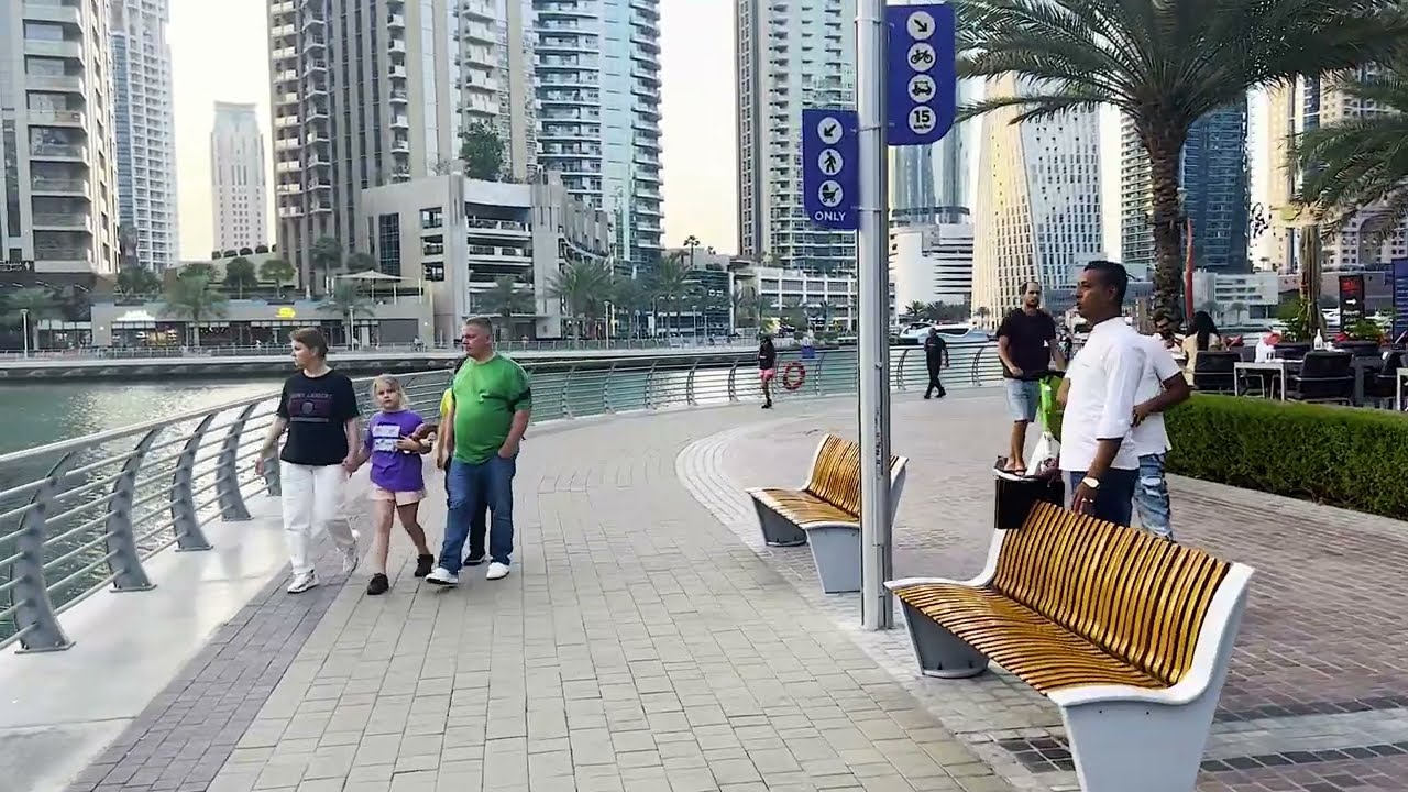 marina dubai 4k