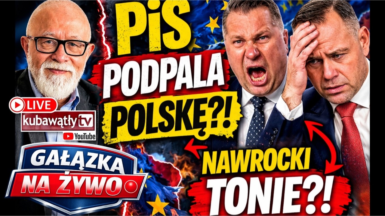 Gałązka LIVE: PiS и Чарнек поджигают Польшу с помощью ETS! | Навроцкий получил очередной удар в о...