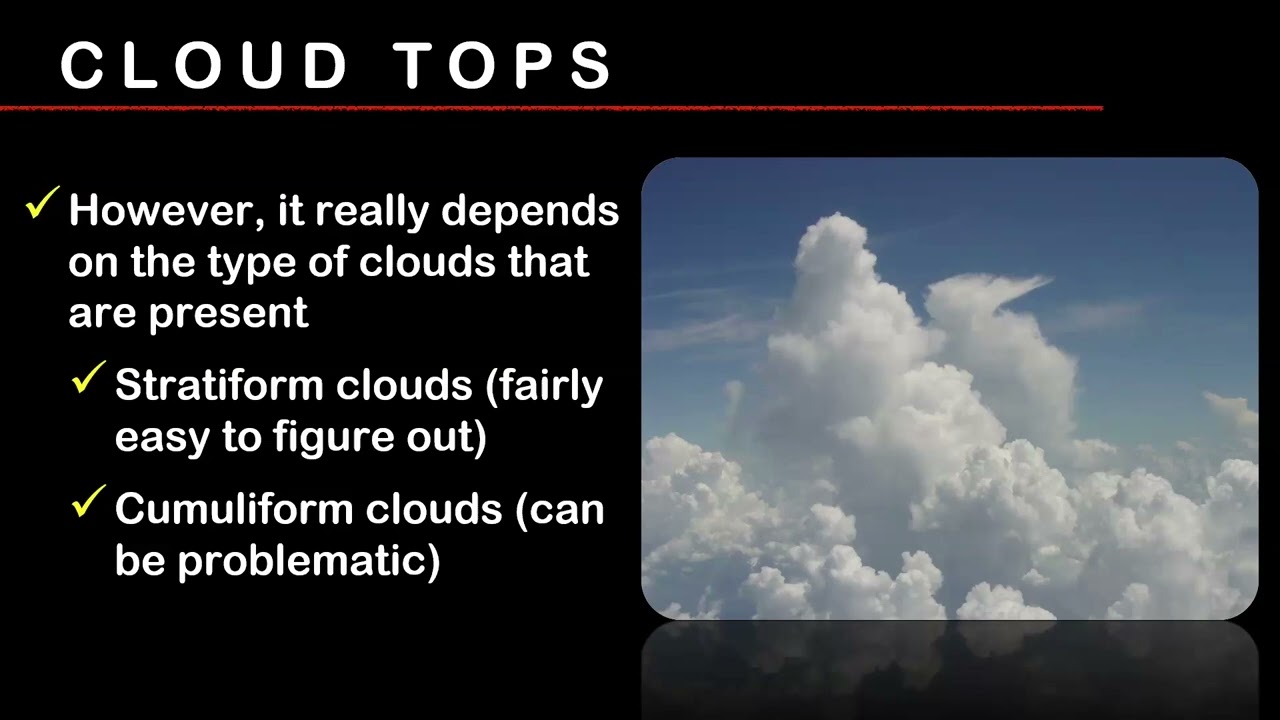 Most Reliable Way to Know Cloud Tops? | Ask a Meteorologist Webinar