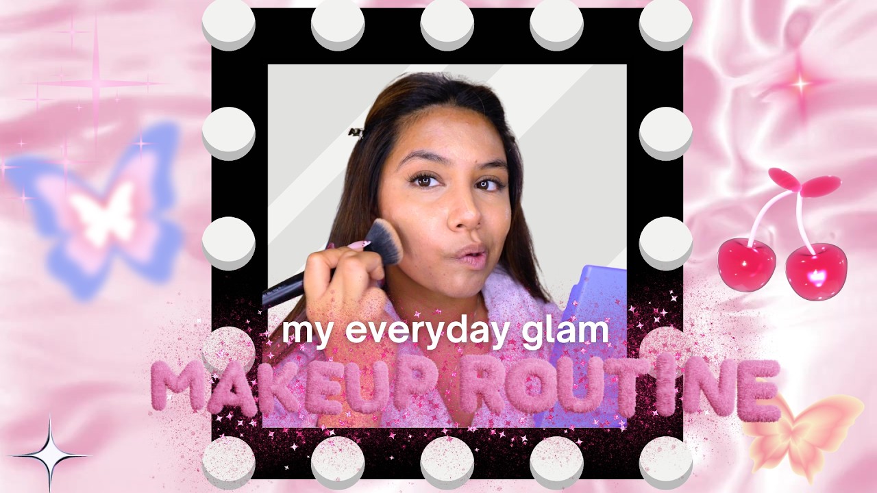 my everyday glam makeup routine 💄💋🎀✨ | Living Life with Mari | Mariel Santos