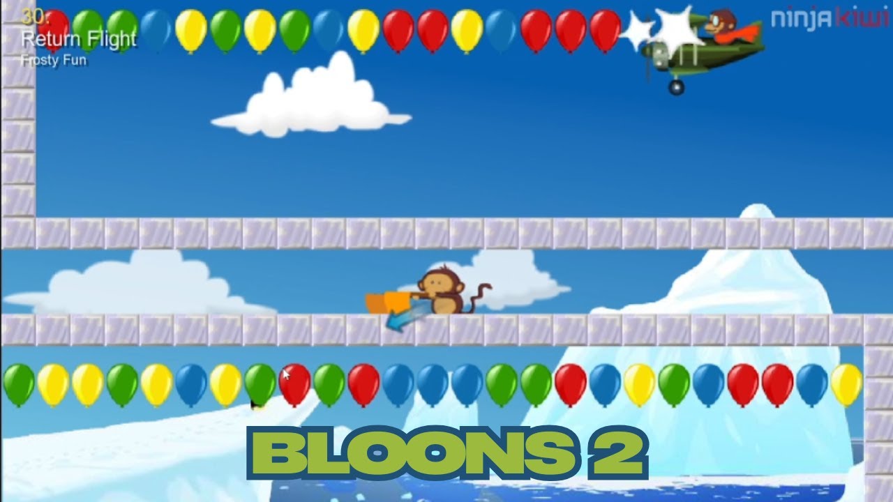 30 mins of Bloons 2 Classic Retro Flash Game | Ninja Kiwi Archive