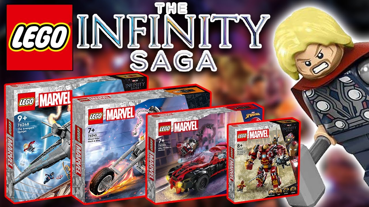 NEW Official Lego Marvel 2023 Sets!! Better Hulkbuster ??