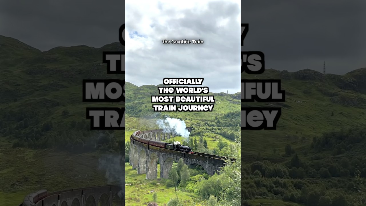 The Jacobite Train at the Glenfinnan Viaduct