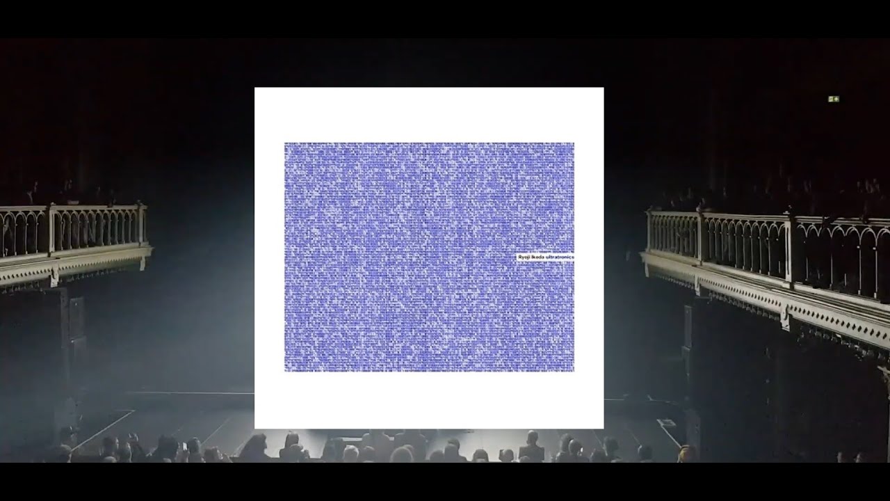 Ryoji Ikeda Live At Paradiso, Amsterdam 09.06.2024 (ultratronics 02)