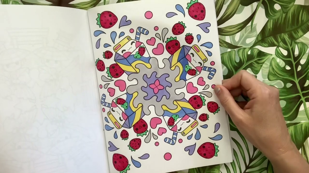 Part 4 All my Mandala and Geometric coloring books and completed pages