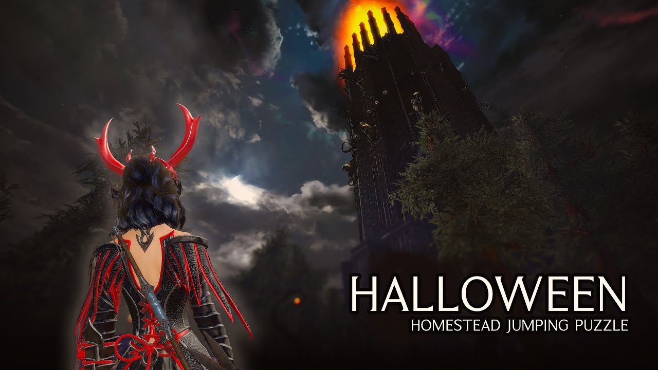 Massive player made Halloween Jumping Puzzle in #guildwars2