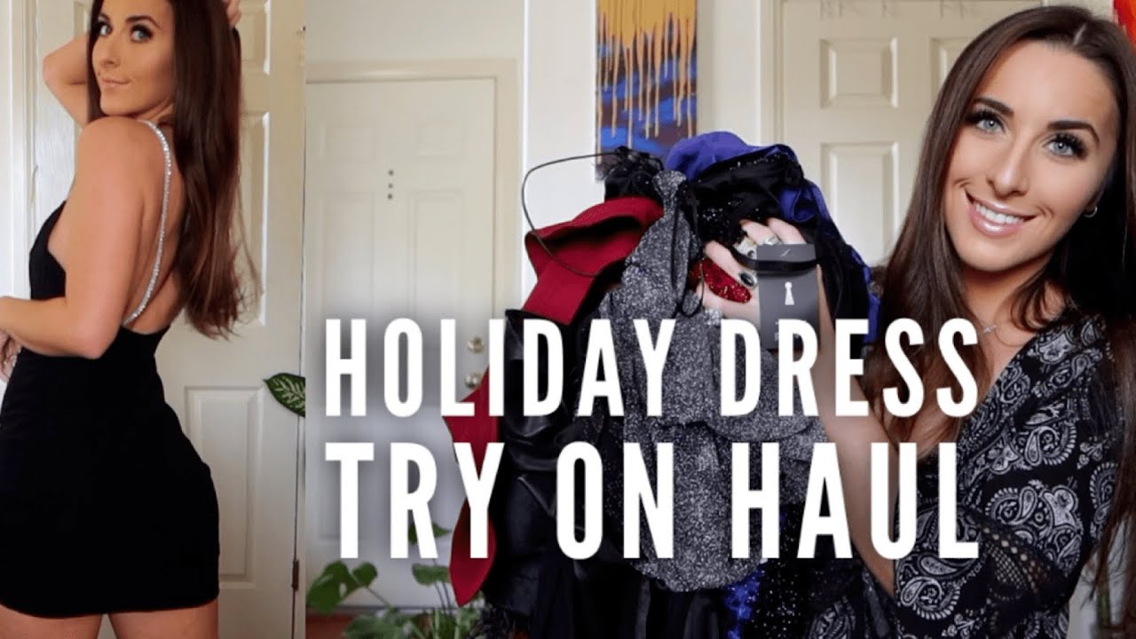 Holiday cocktail dress TRY ON HAUL! (Vlogmas) | Brittany Bolt ⚡️