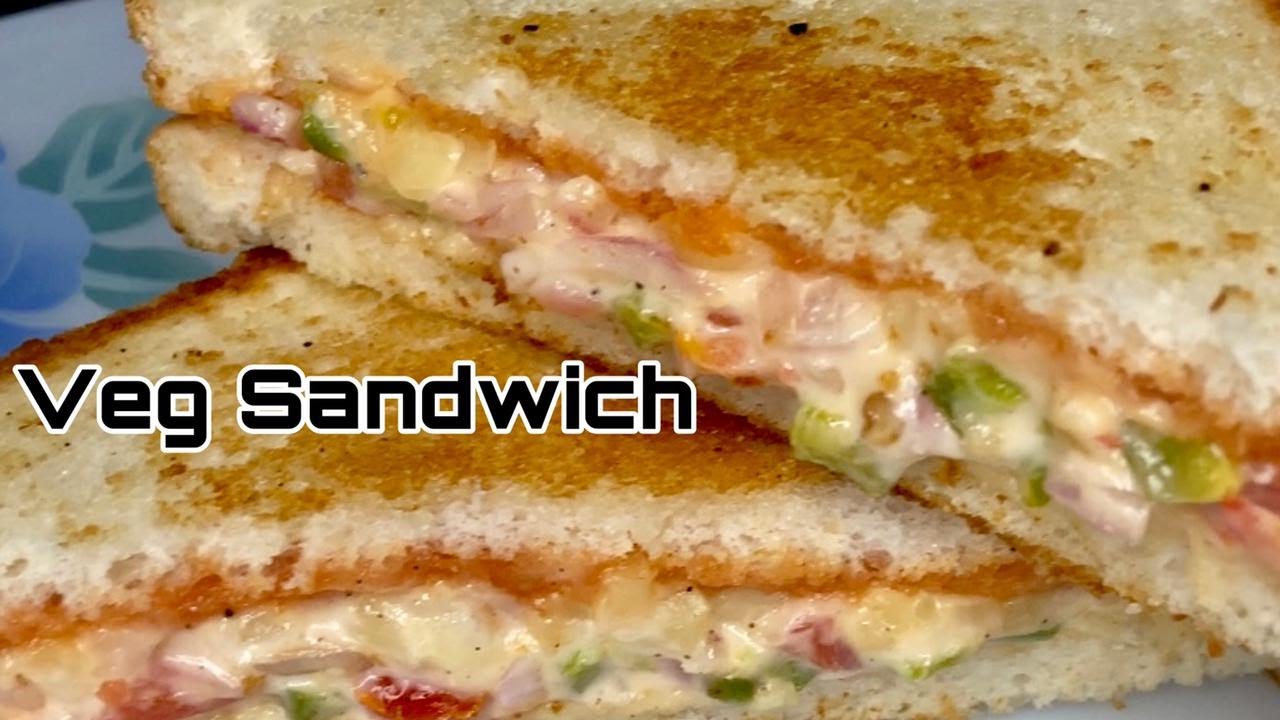 5 Min Recipe | Veg Sandwich For Breakfast | Cheese Sandwich | Veg Mayo Sandwich | the crazyfoodmile|