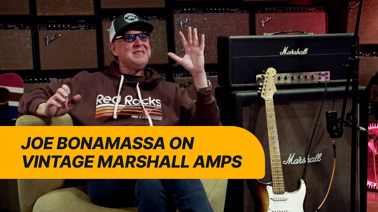Джо Бонамасса показывает свою коллекцию винтажных усилителей Marshall
