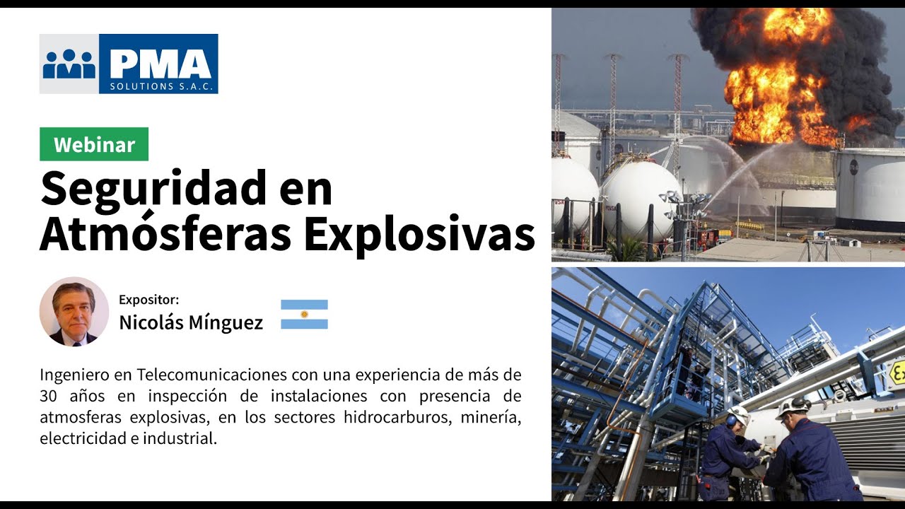Webinar Seguridad en Atmósferas Explosivas