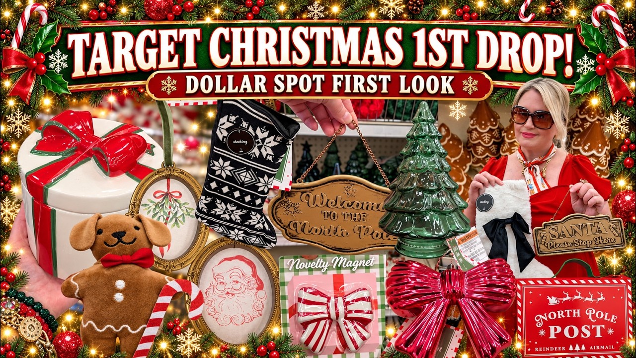 ПЕРВАЯ РОЖДЕСТВЕНСКАЯ КОЛЛЕКЦИЯ В TARGET! 🎄 Первый взгляд на рождественский ассортимент Target Do...