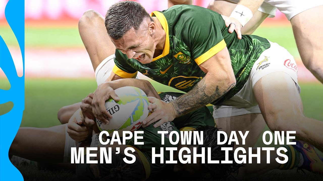 South Africa PERFECT on home soil! 🇿🇦 | HSBC SVNS Cape Town 2025 | Day One Men's Highlights