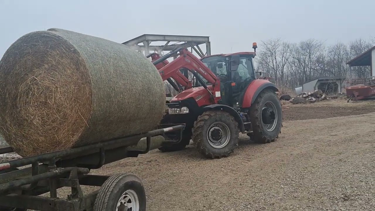 ATV Farms ep #69 Loading hay 