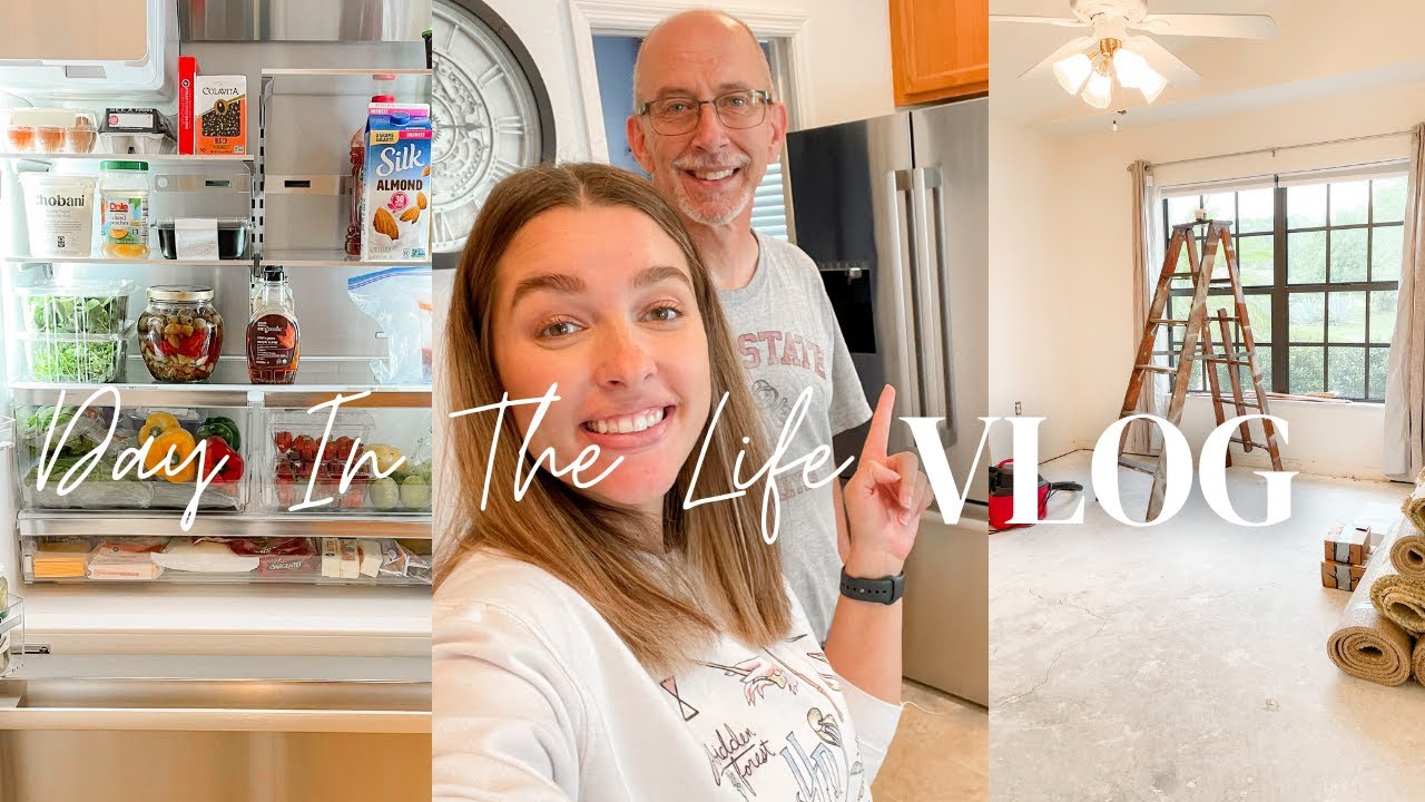 Daily Vlog | Nursery Update, New Fridge Arrives + Stocking It/Fridge Tour