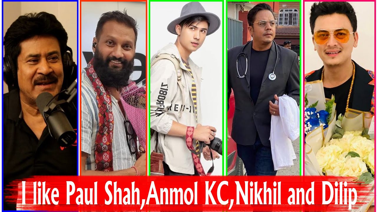 I like Paul Shah,Anmol KC,Nikhil and Dilip!! Saroj Khanal !! Rapid Fire with Biswa Limbu
