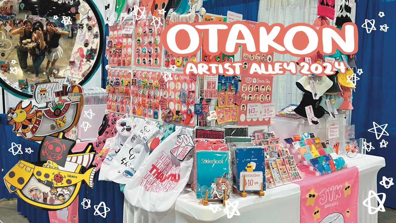 trying to make back my $1200 table 😇 at Otakon Artist Alley VLOG 2024