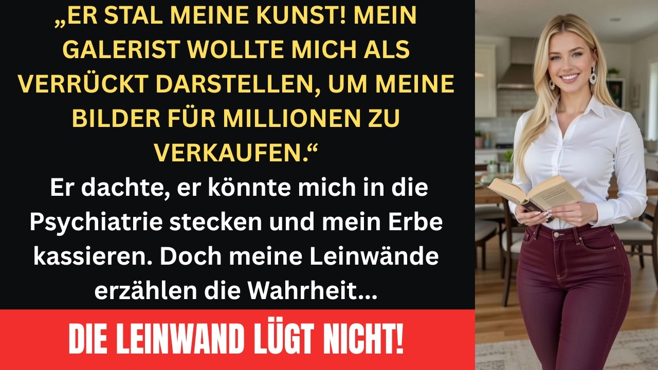 DIE LEINWAND L&Uuml;GT NICHT!  Er wollte mich einsperren, um meine Kunst zu stehlen (Teil 28)