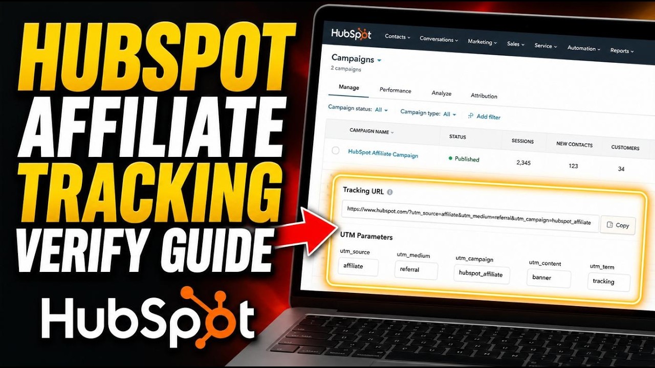 How to verify HubSpot affiliate program tracking using campaign parameters - Complete Guide