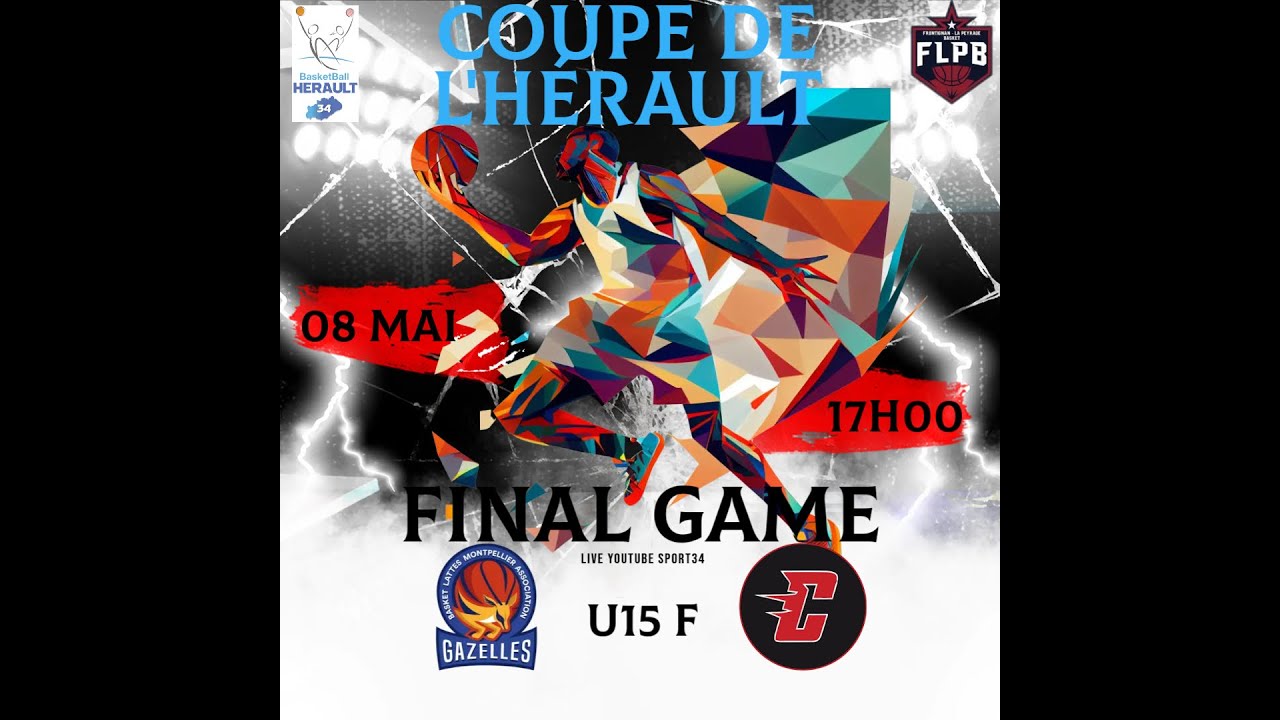 #basket FINALE COUPE DE L HERAULT U15F BLMA VS CASTELNAU