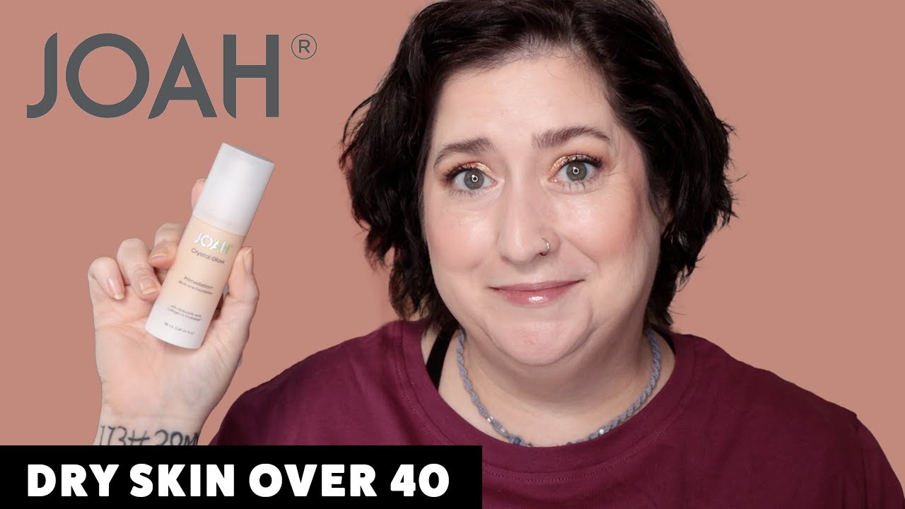 JOAH BEAUTY CRYSTAL GLOW PRIMEDATION FOUNDATION | Dry Skin Review & Wear Test