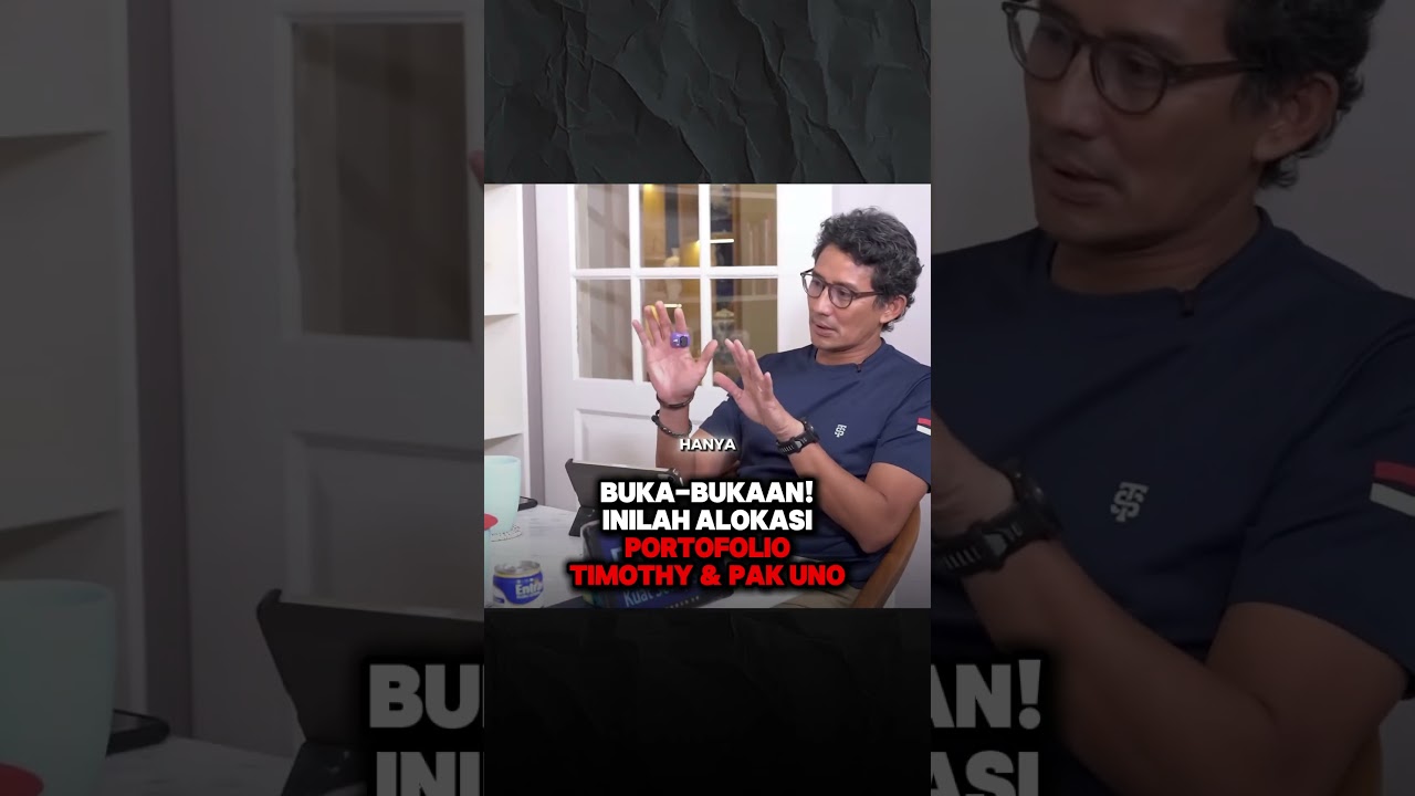 Sandiaga Uno berhasil bongkar isi portfolio timothy wkwk #timothyronald