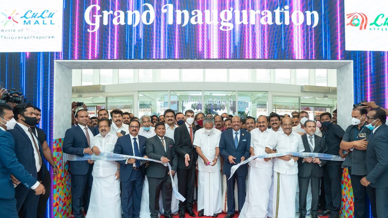 Lulu Mall Thiruvananthapuram - Kerala's biggest shopping mall inaugurated