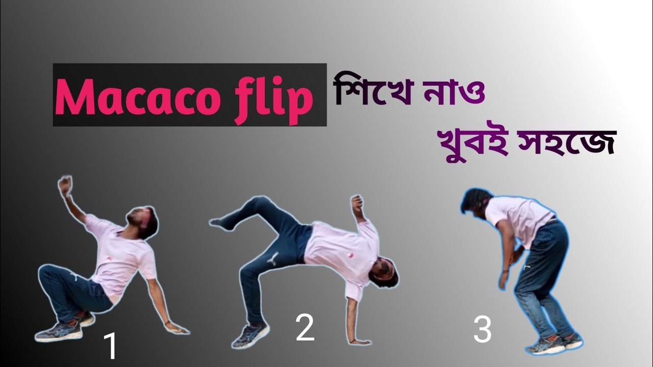 Macaco flip কিভাবে শিখবে /(how to learn macaco easily)/-