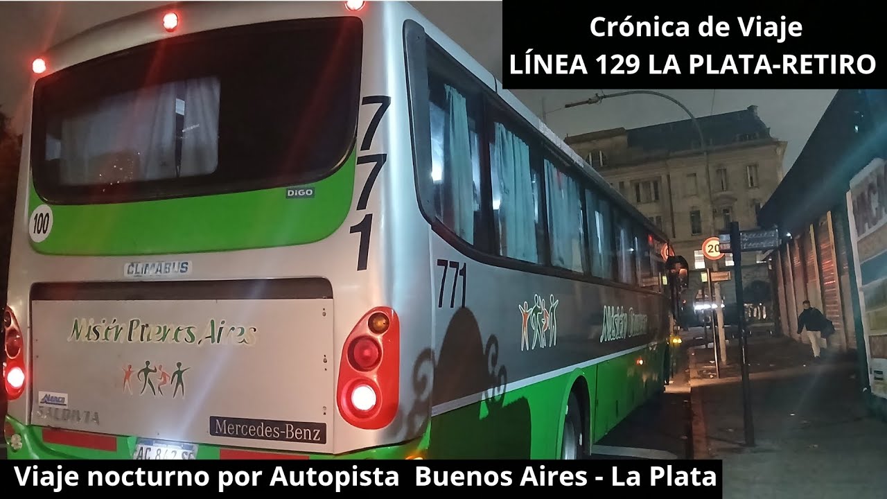 Crónica de viaje/ Línea 129 / La Plata - Retiro #bus #busologia #laplata #buenosaires #fyp #viral