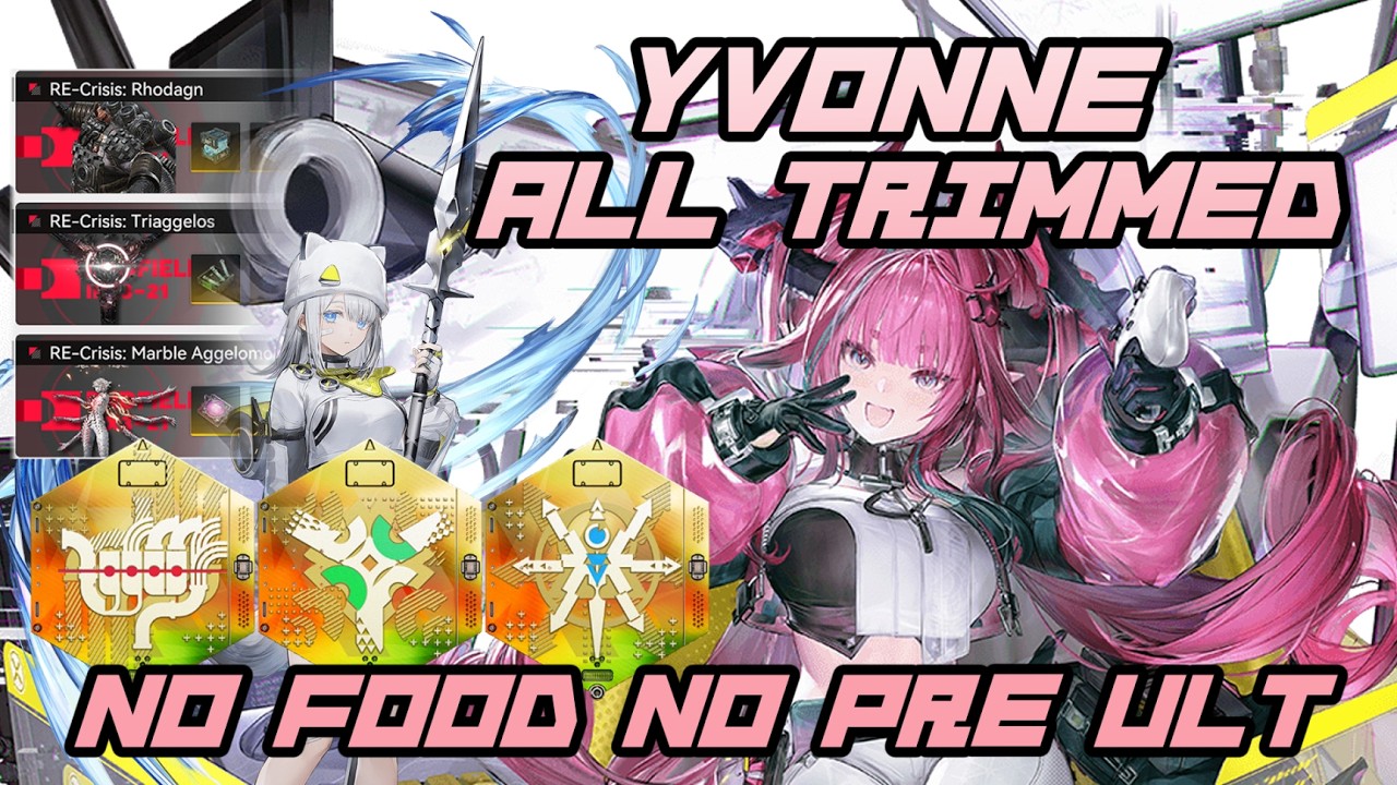 Yvonne + Estella - All Trimmed Medals (No Food/Ult) [Arknights: Endfield]