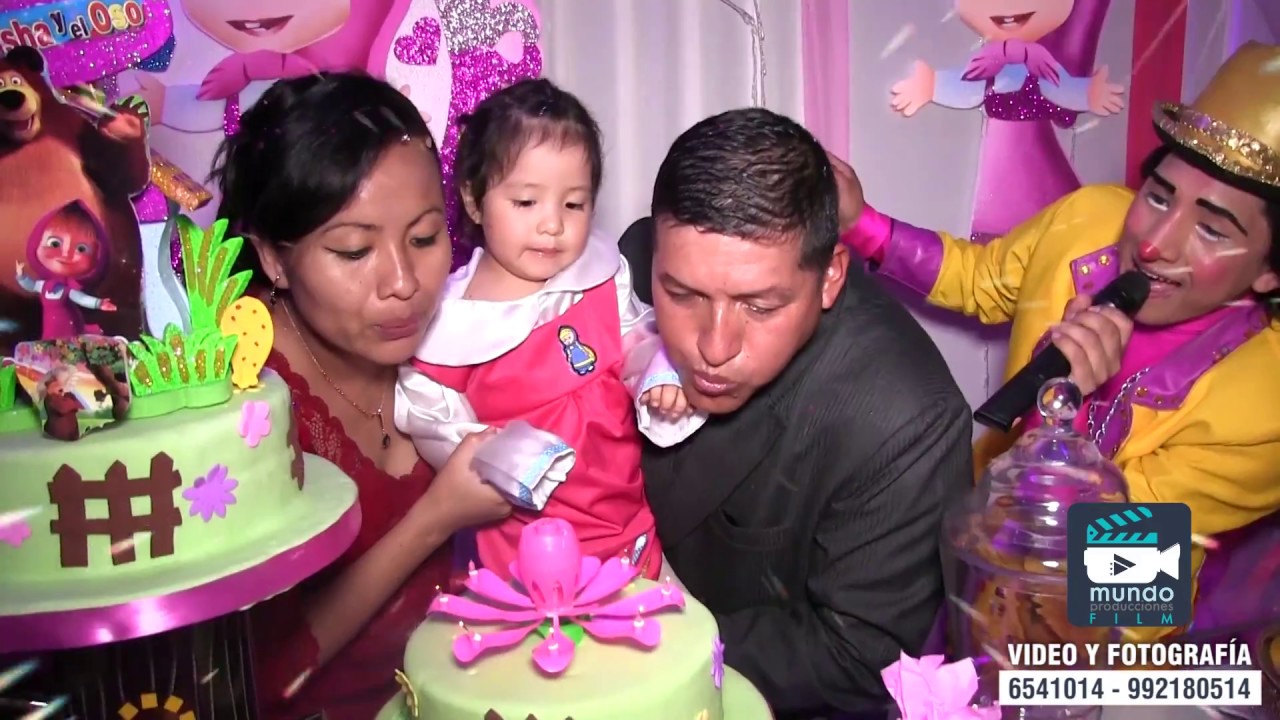 MASHA Y EL OSO 2017- Fiesta Infantil Sasha Guadalupe - VIDEO & FOTOGRAFÍA