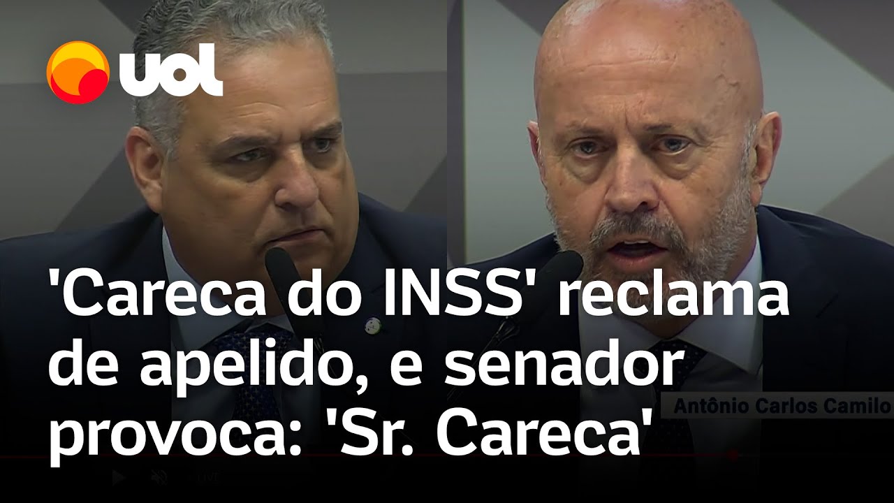 'Careca do INSS' reclama do apelido, e relator provoca: 'Senhor Careca'; veja v&iacute;deo