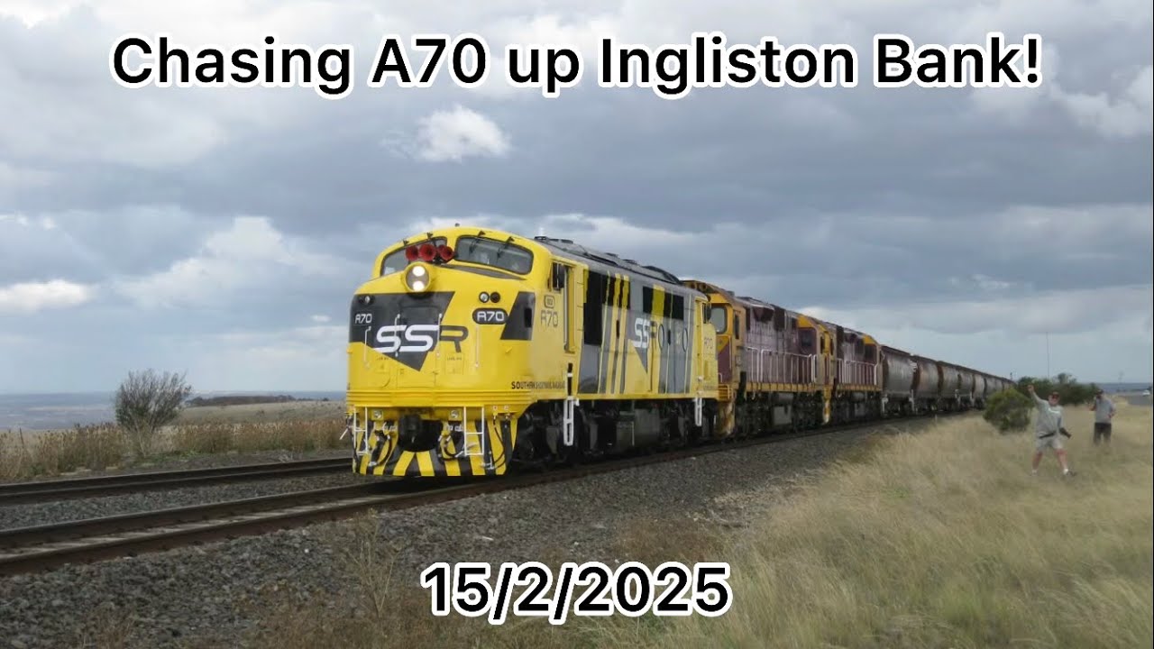 Chasing A70 up Ingliston bank! || SSR&rsquo;s 9193 grain train