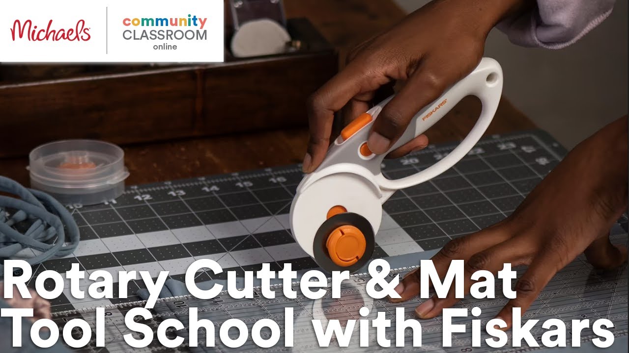 Online Class: Rotary Cutter & Mat Tool School with Fiskars | Michaels