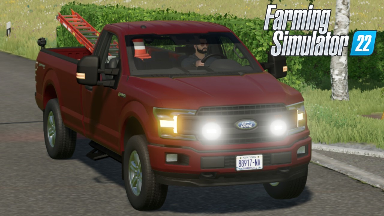 FS22 - 2020 FORD F-150 Single Cab 5.0L V8 - NEW Car mod for Farming Simulator 2022 Roleplay