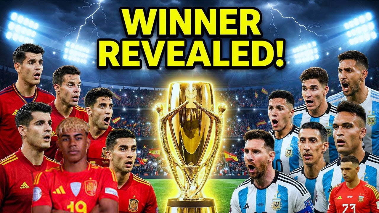 Spain vs Argentina 2026 Finalissima WINNER EXPOSED