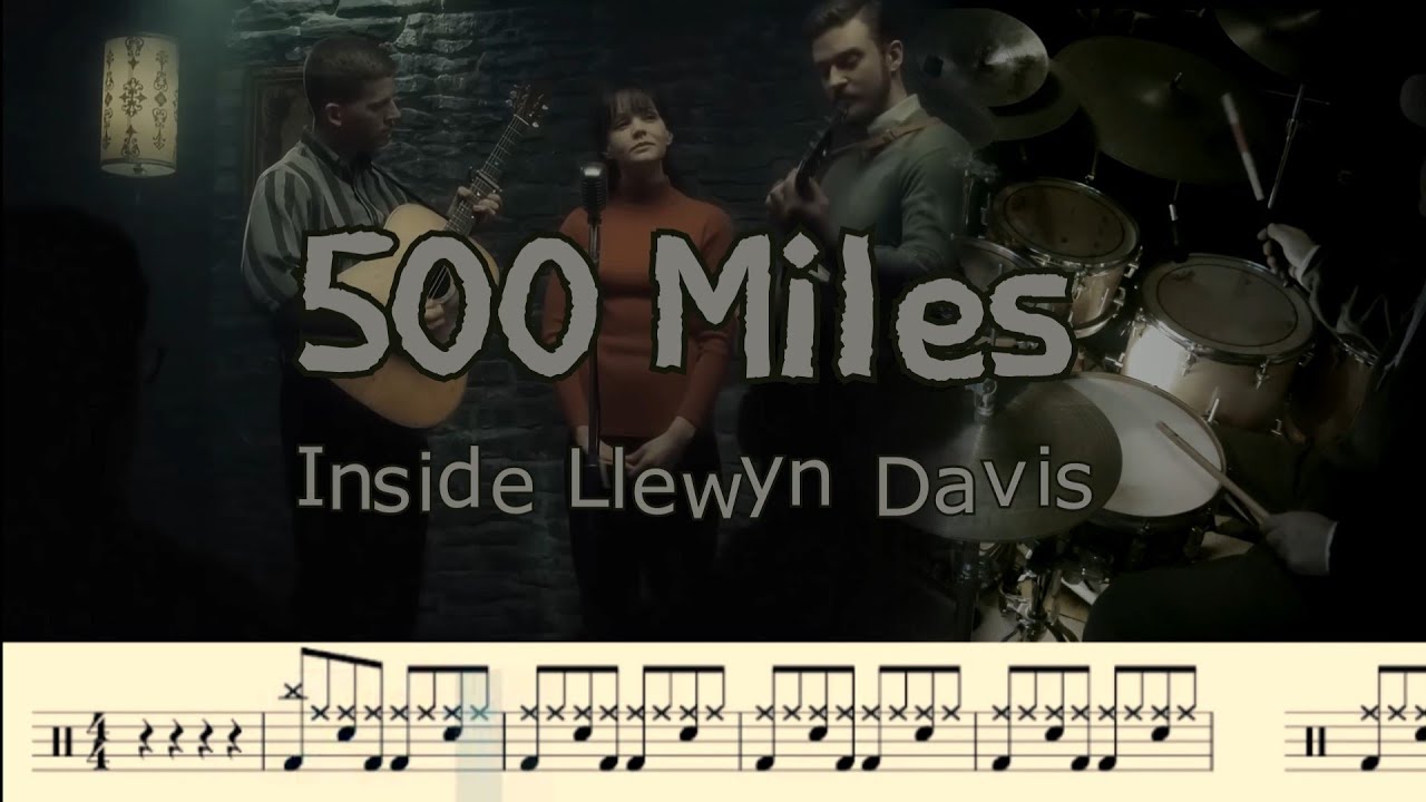 500 Miles(500마일) - Inside Llewyn Davis. Drumcover.  드럼커버.  드럼악보. 