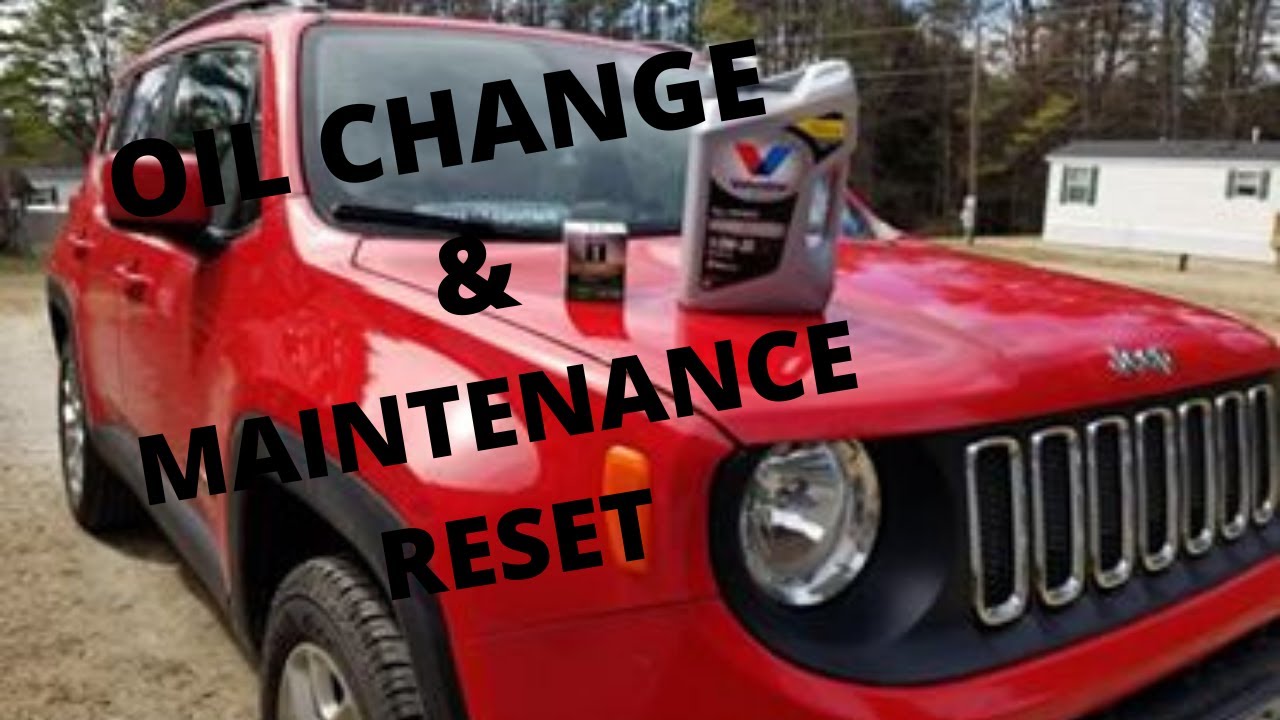 Замена масла и сброс технического обслуживания Jeep Renegade // Как это сделать