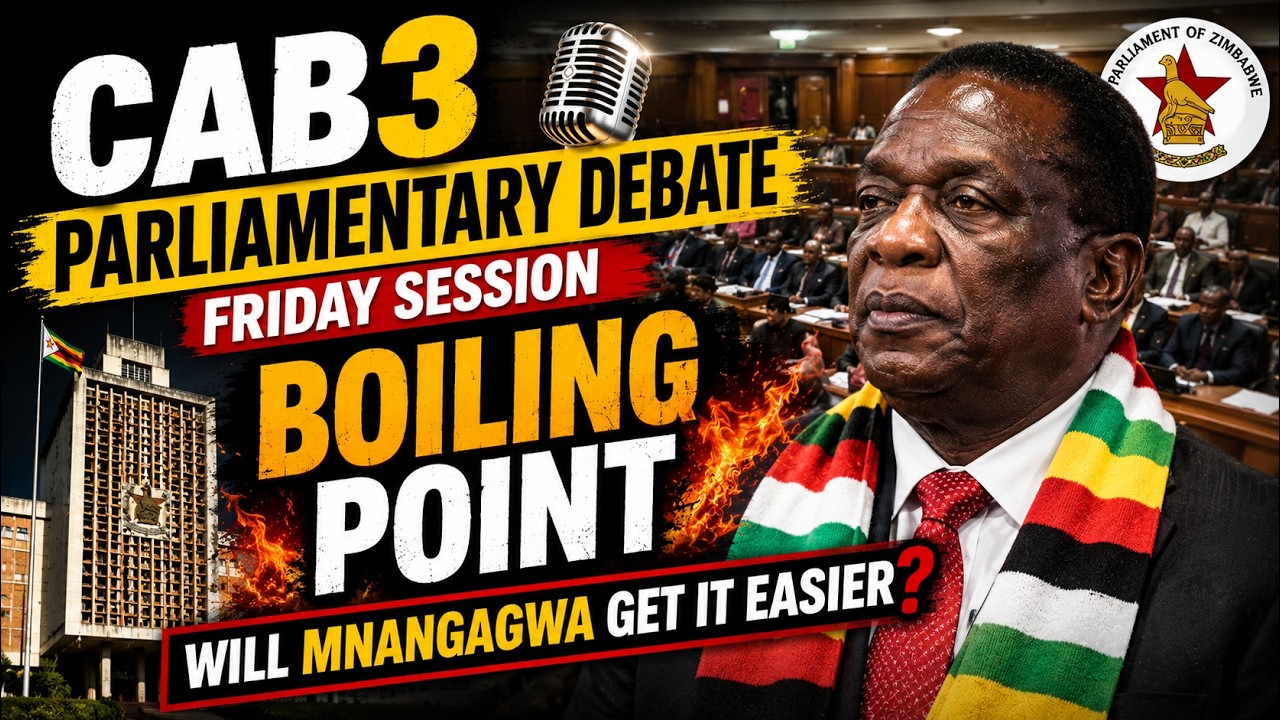 🔥 CAB3 PARLIAMENTARY DEBATE | FRIDAY SESSION | BOILING POINT 🔥| Will Mnangagwa get it EASIER?